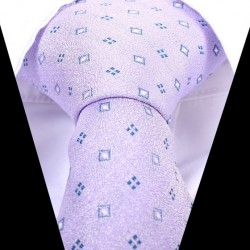 Hedvábná kravata fialová LD0533