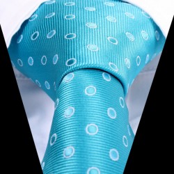 Hedvábná kravata modrá LD0546