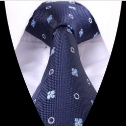 Hedvábná kravata modrá LD0620