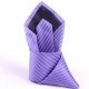Hedvábná kravata fialová LD0628
