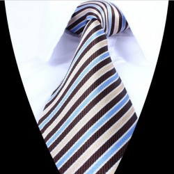 Hedvábná kravata pruhovaná LD0698
