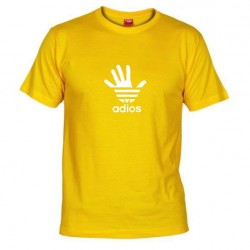 Pánské tričko Adios žluté
