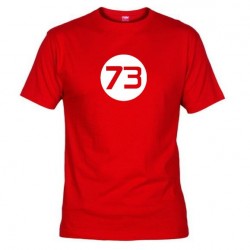 Pánské tričko 73 červené