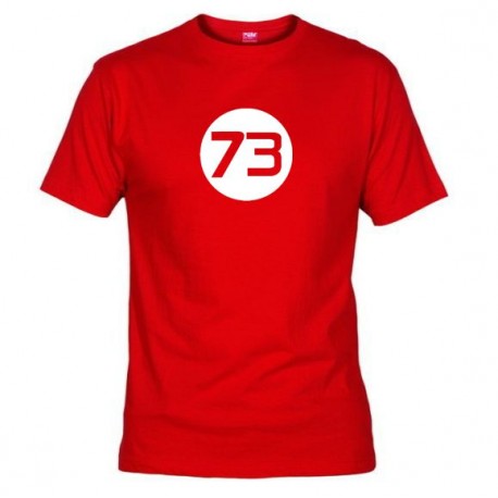 Pánské tričko 73 červené