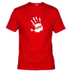 Pánské tričko Dexter hand červené
