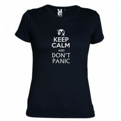 Dámské tričko Keep calm and DON´T PANIC černé