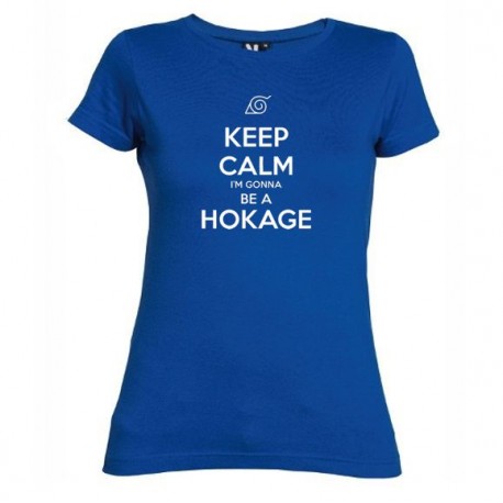 Dámské tričko Keep calm and i´m gonna be a hokage modré