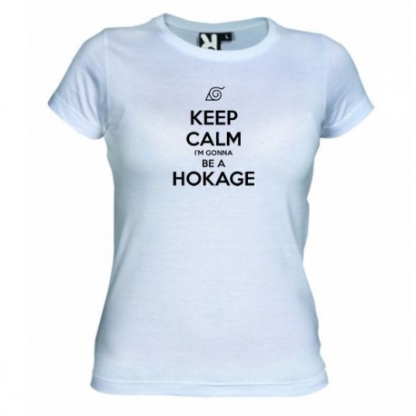 Dámské tričko Keep calm and i´m gonna be a hokage bílé