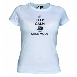 Dámské tričko Keep calm and use your sage mode bílé