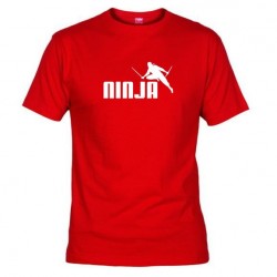 Pánské tričko Ninja červené