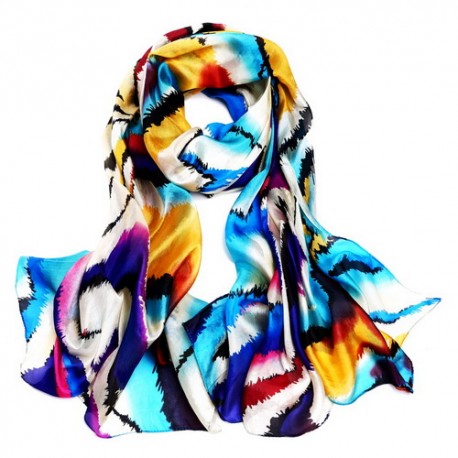 Hedvábný šátek 100% SILK PAJ-SPAJ08A