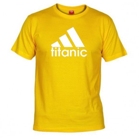 Pánské tričko Titanic žluté