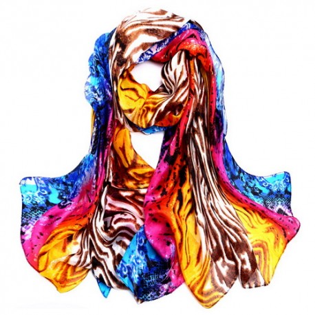 Hedvábný šátek 100% SILK PAJ-SPAJ08B