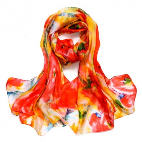 Hedvábný šátek 100% SILK PAJ-SPAJ012C