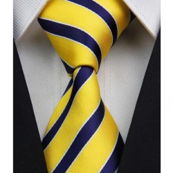 Hedvábná kravata žlutá NT0064