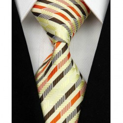 Hedvábná kravata žlutá NT0083