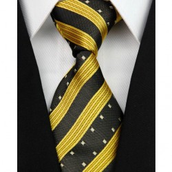 Hedvábná kravata žlutá NT0148