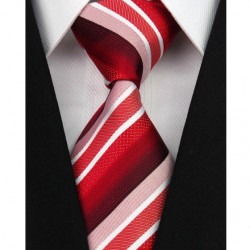 Hedvábná kravata červená NT0136