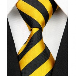 Hedvábná kravata žlutá NT0086