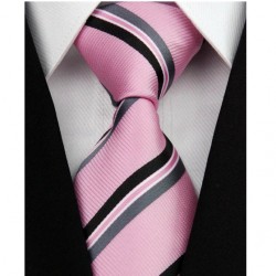 Hedvábná kravata růžová NT0203