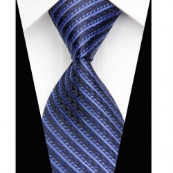Hedvábná kravata modrá NT0508
