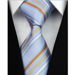 Hedvábná kravata modrá NT0037