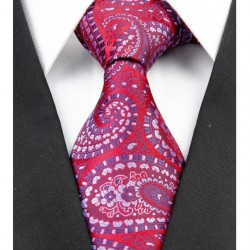 Hedvábná kravata červená NT0222