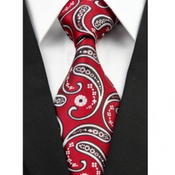 Hedvábná kravata červená NT0213