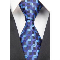 Hedvábná kravata modrá NT0025
