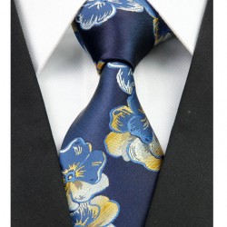 Hedvábná kravata modrá NT0241