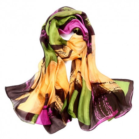 Hedvábný šátek 100% SILK PAJ-SPAJ025