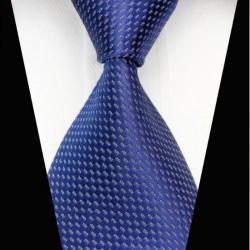Hedvábná kravata modrá NT0486