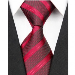 Hedvábná kravata červená NT0068