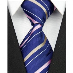 Hedvábná kravata modrá NT0090