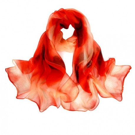 Hedvábný šátek 100% SILK SGSS04
