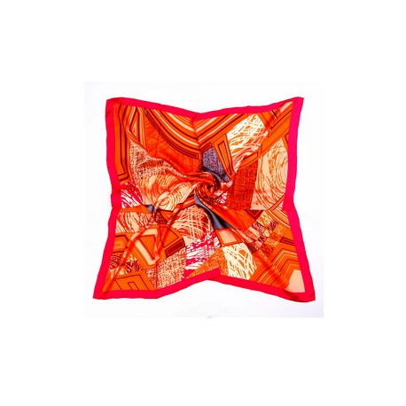 Hedvábný šátek 100% SILK 90ST014B